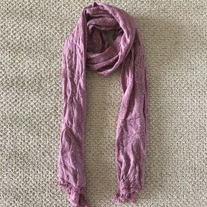 Rosey Pink / Lilac Dotted Scarf